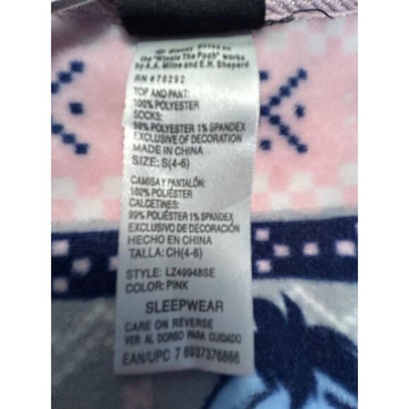 Disney Womens Pink Eeyore Long Sleeve Sleep Shirt Size S 4-6 - Picture 4 of 7